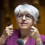 Les Etats membres de l'UE discutent jeudi à Logrono du règlement de crise dans le domaine de l'asile. Elisabeth Baume-Schneider est ouverte à la discussion, mais elle insiste sur le respect des droits fondamentaux (archives).